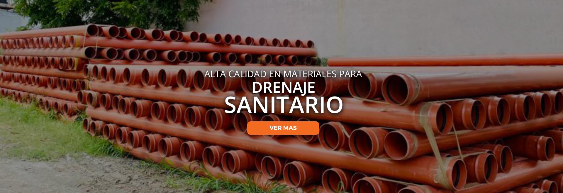 Alta calidad en materiales para Drenaje Sanitario